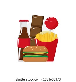 fast food vector icon