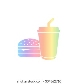 fast food -  vector icon