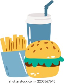 Fast Food vector illustration design