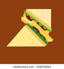 FAST FOOD VECTOR ILLUSTRATION FLAT DESIGN