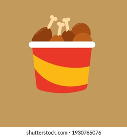 FAST FOOD VECTOR ILLUSTRATION FLAT DESIGN