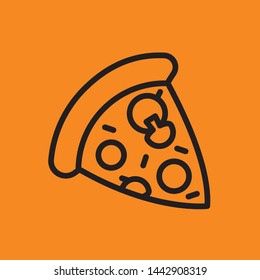 Fast Food Vector Line Icon. Street Food.