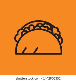 Fast Food Vector Line Icon. Street Food.