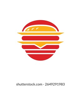 Fast Food Vector logo design Creative burger lettering logo design vector. Label for menu design restaurant or logo design mountain, 