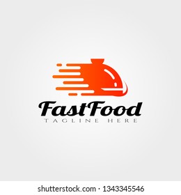 Fast food vector logo design,food icon