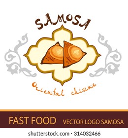 FAST-food. LOGOTIPO VETORIAL SAMOSA