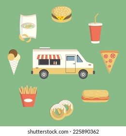 Fast Food Vector Set