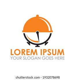 Fastfood-Vektorgrafik, Time-Food-Logo