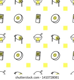 fast food vektor seamless pattern