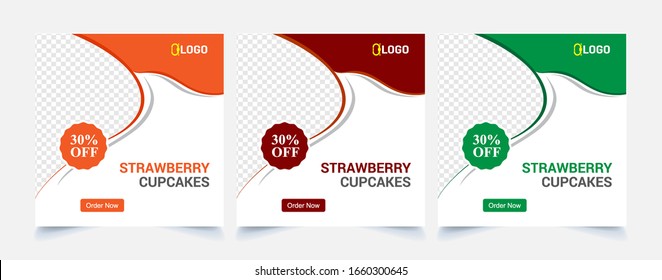 Fast Food Web Template Banner Flyer Post For Social Media Template For Sale Ads