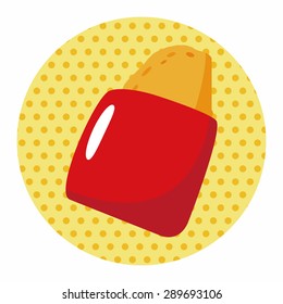 fast foods hashbrown theme elements