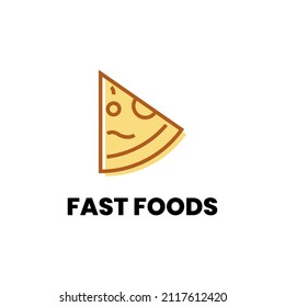 Fast Foods Pizza Burger Pasta Restaurants Icon Sign Design Vector