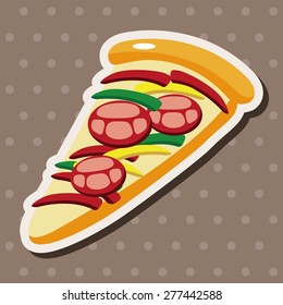 fast foods pizza theme elements