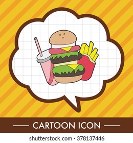 fast foods theme elements