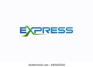 Fast Forward Express logo designs vector, Modern Express logo template