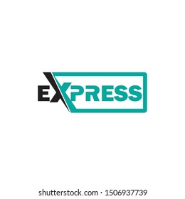 Diseños de logotipo Fast Forward Express vectorial, plantilla de logotipo Modern Express
