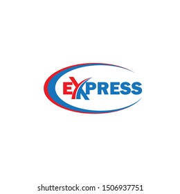 Fast Forward Express logo designs vector, Modern Express logo template

