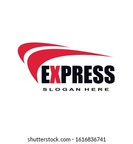 Fast Forward Express logo designs vector, Modern Express logo template
