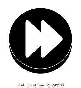fast forward flat icon