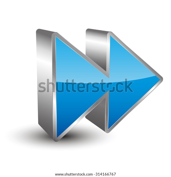 Fast Forward Icon Stock Vector (Royalty Free) 314166767