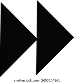Fast forward icon design eps 10