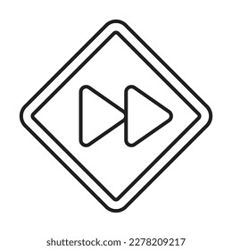 Fast Forward Icon Design For Personal And Commercial Use