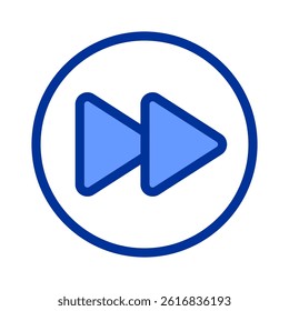 Fast Forward Icon Element For Design