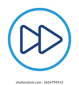 Elemento De Icono De Avance Rápido Para Diseño