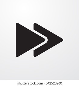 fast forward icon illustration isolated vector sign symbol
