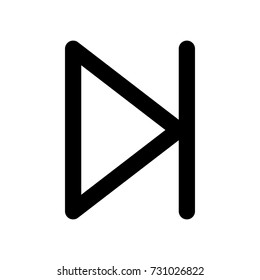 fast forward icon - media player icon , skip