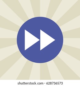 fast forward icon. sign design. background