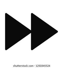Fast Forward icon vector