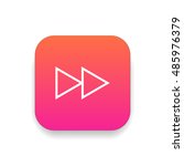 Fast forward icon vector, clip art Also useful as logo, square app icon, web UI element, symbol, graphic image, silhouette and illustration. Compatible with ai, cdr, jpg, png, pdf, svg and eps.