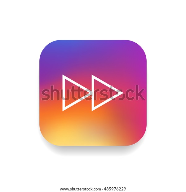 Fast Forward Icon Vector Clip Art Stock Vector Royalty Free