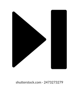 Fast Forward Icon Vector Symbol Design Illustration