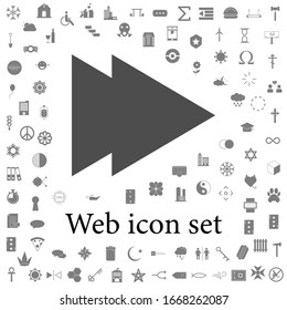 fast forward icon. web icons universal set for web and mobile