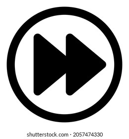 Fast forwarding the music on a music application