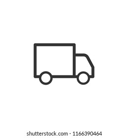 Fast free delivery vector icon