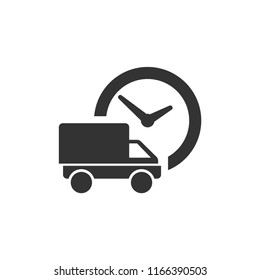 Fast free delivery vector icon