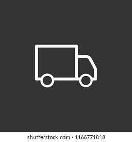 Fast free delivery vector icon