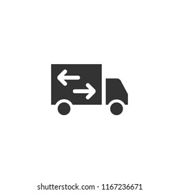 Fast free delivery vector icon