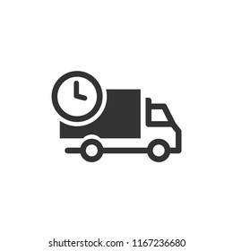 Fast free delivery vector icon