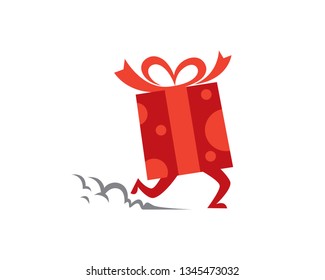 Fast Gift Logo Template, Icon, Symbol - Vector