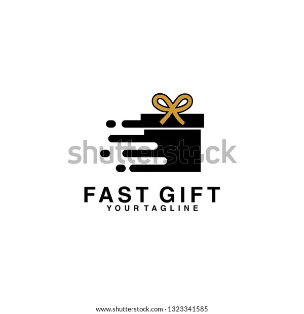 fast gifts vector logo\
design