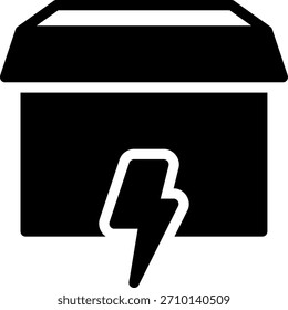 Vector rápido de la ilustración del icono del glifo