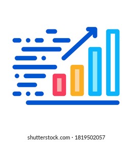 Fast Grow Graphic Icon Vector. Outline Fast Grow Graphic Sign. Isolated Contour Symbol Illustration