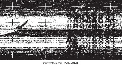 Fast Horizontal Streaking Digital Glitch Texture Simulating Screen Data Transmission Error