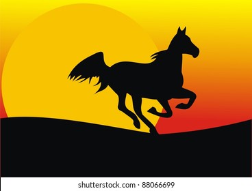 Fast horse