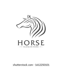 Fast Horse logo Design Vector, Creative design, Template, illustration