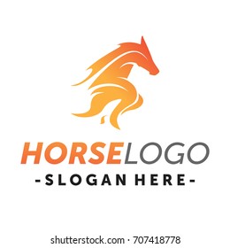 Fast Horse Logo Vector